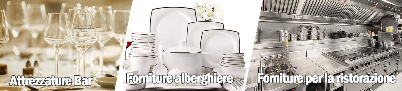 Fornitura attrezzature bar alberghi e ristoranti