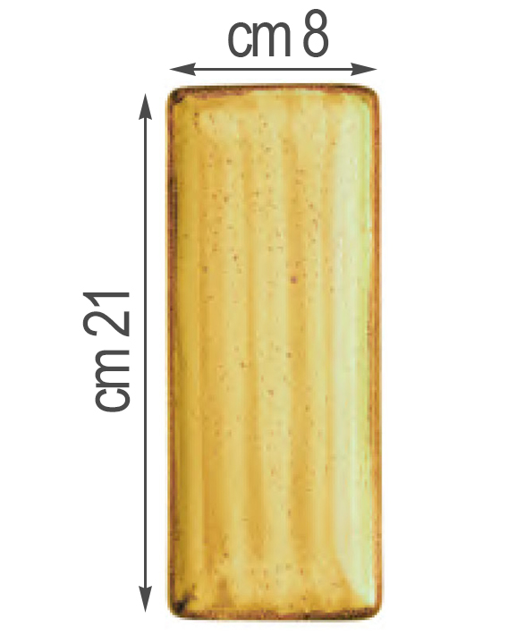 Vassoio Rettangolare cm 21X8