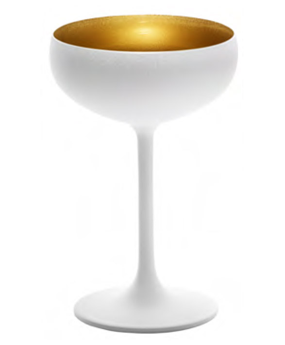 Coppa Champagne Bianco Oro